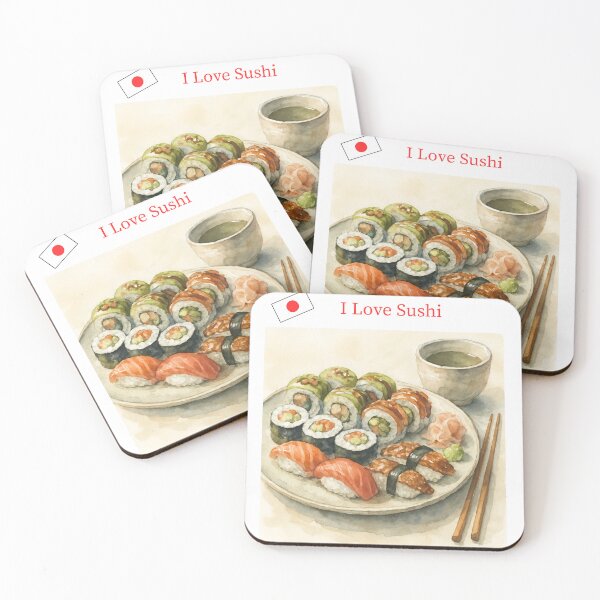 Item preview, I love Sushi designed and sold by Caris Clothing.
