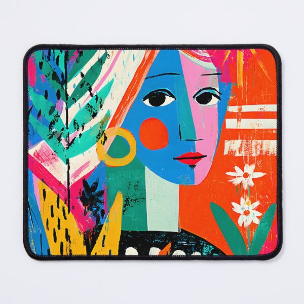 Item preview, Virgo Zodiac Art with Bold Geometric Design and Vibrant Celestial Astrology Wall Decor designed and sold by OlfactoART Studio.