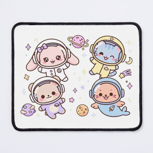 Item preview, Cute Kawaii Astronaut Animals - Pastel Galaxy Space Friends Squad designed and sold by KARAM-B.