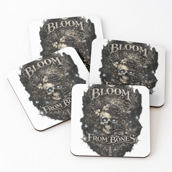 Item preview, Bloom From Bones Gothic Skull Floral designed and sold by findsgeneral.