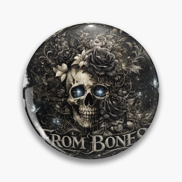 Item preview, Bloom From Bones Gothic Skull Floral designed and sold by findsgeneral.