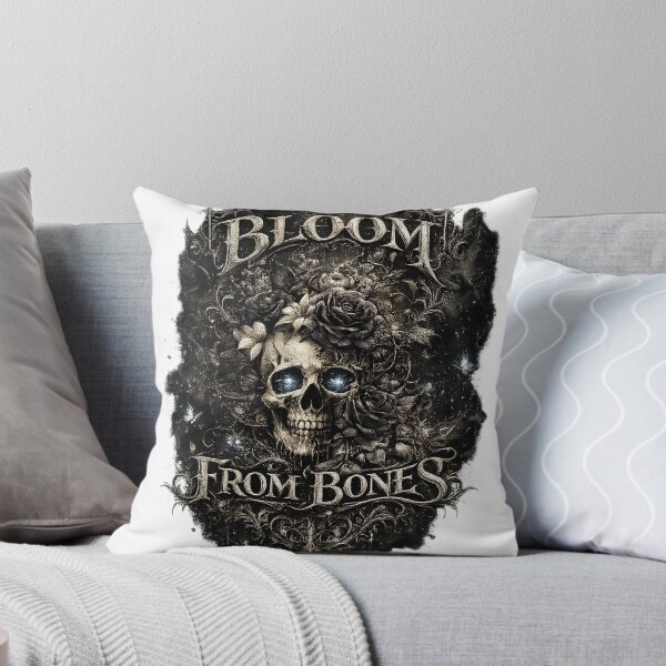 Item preview, Bloom From Bones Gothic Skull Floral designed and sold by findsgeneral.