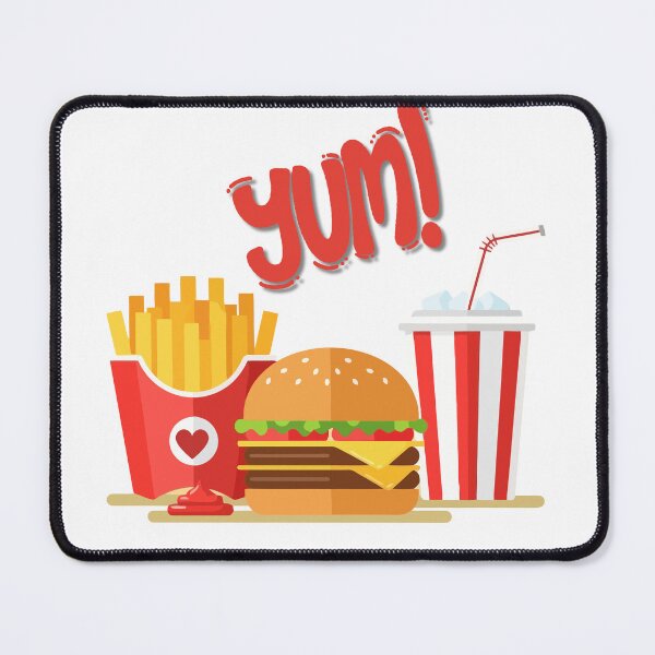 Item preview, Yum! Burger Fries and Soda Cute Foodie Shirt designed and sold by Loly-Press.
