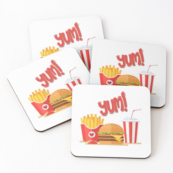 Item preview, Yum! Burger Fries and Soda Cute Foodie Shirt designed and sold by Loly-Press.