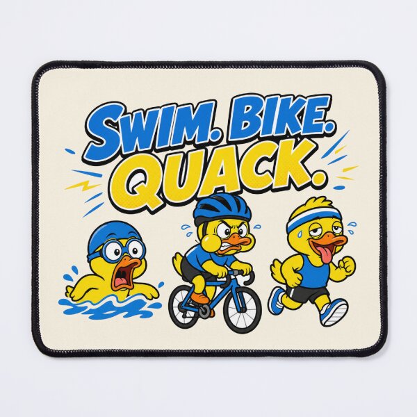 Item preview, Funny Triathlon Gift,Swim Run Quack Funny Triathlete Gift, Cute Duck Triathlon , Swim Bike Run, Endurance Athlete Gift, Race Day Gift  designed and sold by colorleafz.