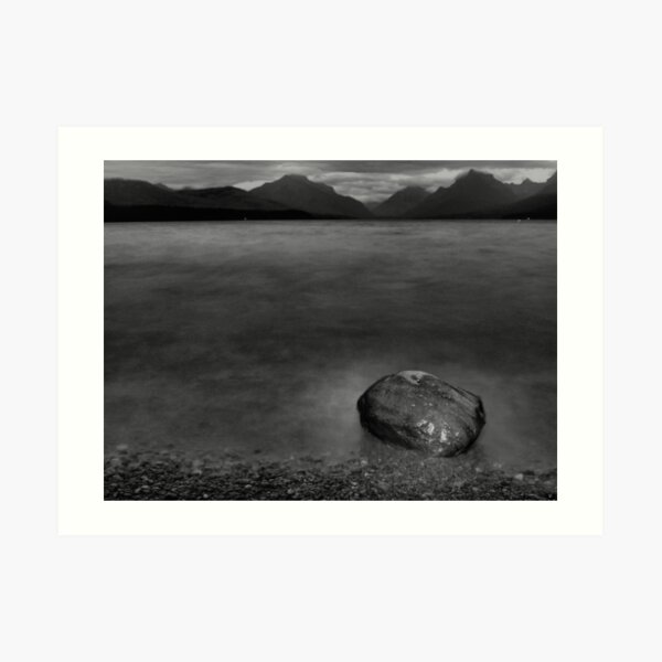 spooky lake Art Print