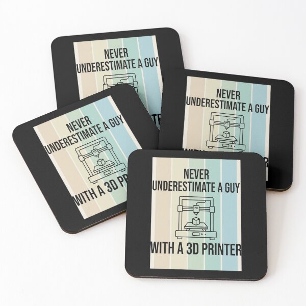 Item preview, Never Underestimate A Guy With A 3D Printer designed and sold by GiftingBob.