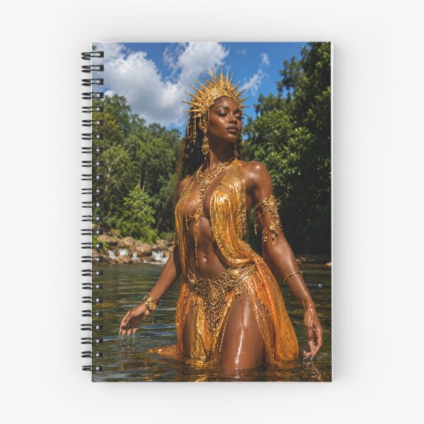 Item preview, Oshun Goddess Shirt, Yoruba Orisha Tee, Divine Feminine Art, Sacred Waters, Soft Power Design designed and sold by Inner Peace & Sovereignty.