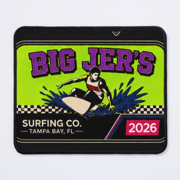 Item preview, Big Jer's Surfing Co. Neon Green Logo 2026 designed and sold by JBDesigns21.