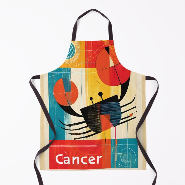 Item preview, Cancer Zodiac Reimagined Through Bold Geometric Art and Vibrant Celestial Astrology Wall Decor designed and sold by OlfactoART Studio.