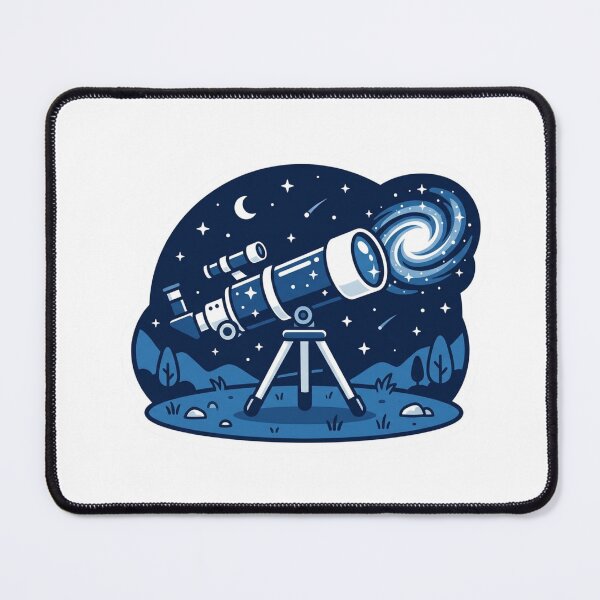 Item preview, Telescope Stargazing Galaxy Astronomy Space Lover designed and sold by NeonNerd Studio.