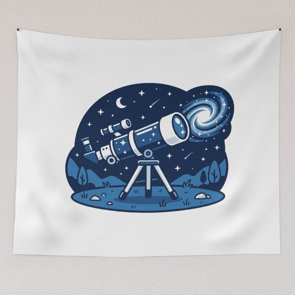 Item preview, Telescope Stargazing Galaxy Astronomy Space Lover designed and sold by NeonNerd Studio.