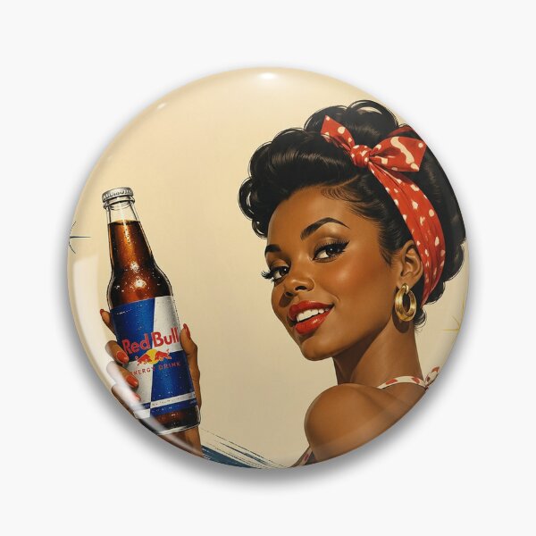 Item preview, Red Bull Retro Pin-up  designed and sold by Bihan95.