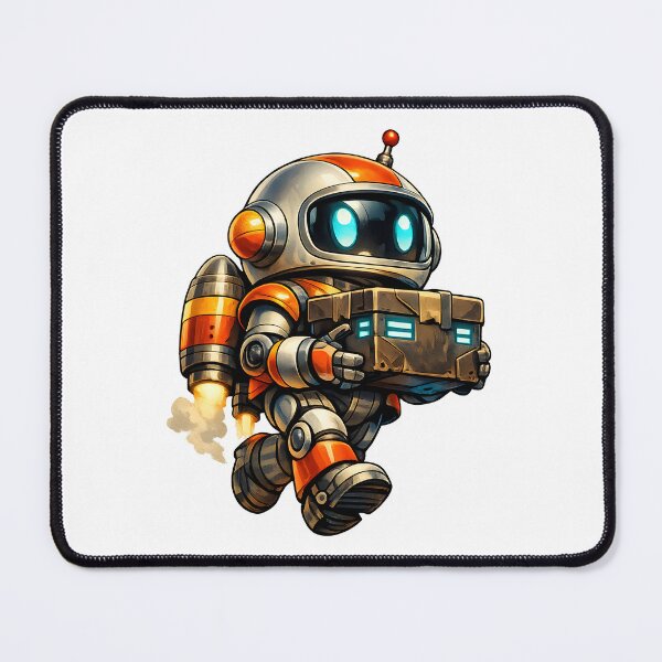 Item preview, Retro Sci-Fi Interplanetary Delivery Robot designed and sold by builtforyou.