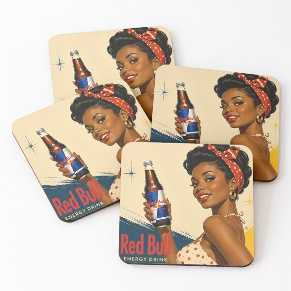Item preview, Red Bull Retro Pin-up  designed and sold by Bihan95.