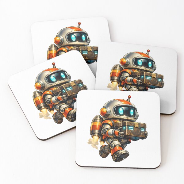 Item preview, Retro Sci-Fi Interplanetary Delivery Robot designed and sold by builtforyou.