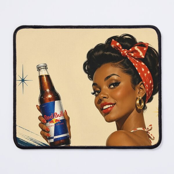 Item preview, Red Bull Retro Pin-up designed and sold by Bihan95.