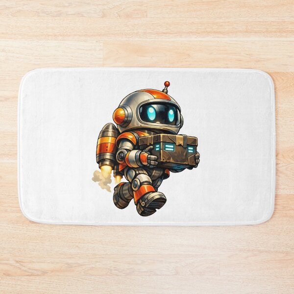 Item preview, Retro Sci-Fi Interplanetary Delivery Robot designed and sold by builtforyou.