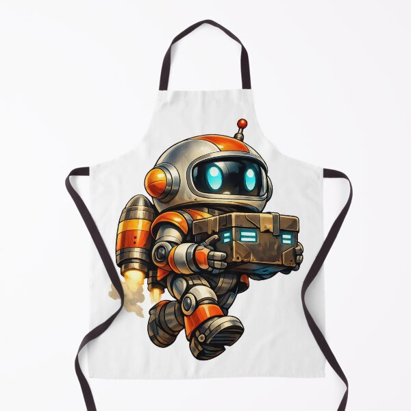 Item preview, Retro Sci-Fi Interplanetary Delivery Robot designed and sold by builtforyou.