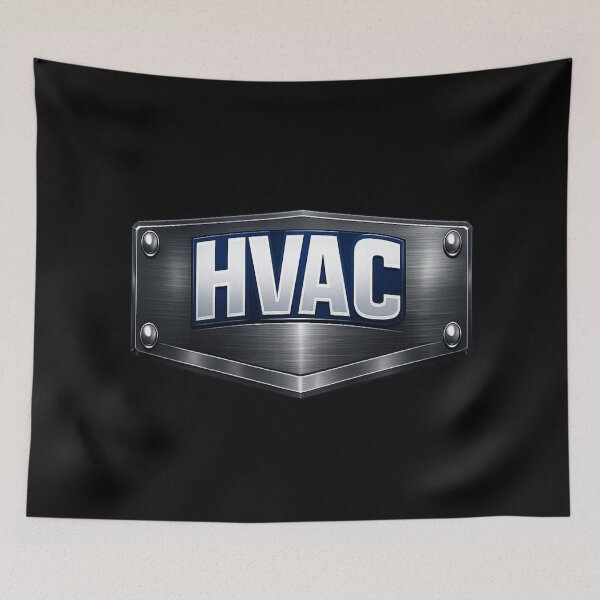 Item preview, HVAC Shield Metal Badge - Pro Tech Edition designed and sold by FrozenHeat97.