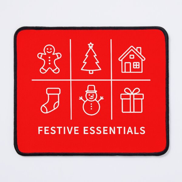 Item preview, Cute Festive Essentials Christmas Icons Grid Graphic designed and sold by The secret storage room.