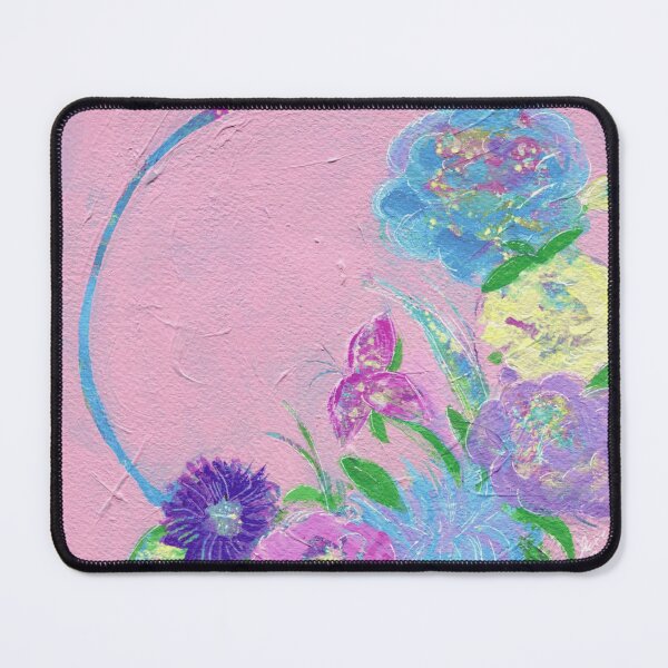 Item preview, Pink Canvas Floral Wreath designed and sold by Artful-Blooms.