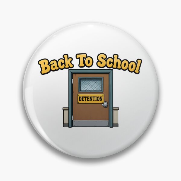 Item preview, Detention Door Back To School Cartoon Humor designed and sold by Artmares.