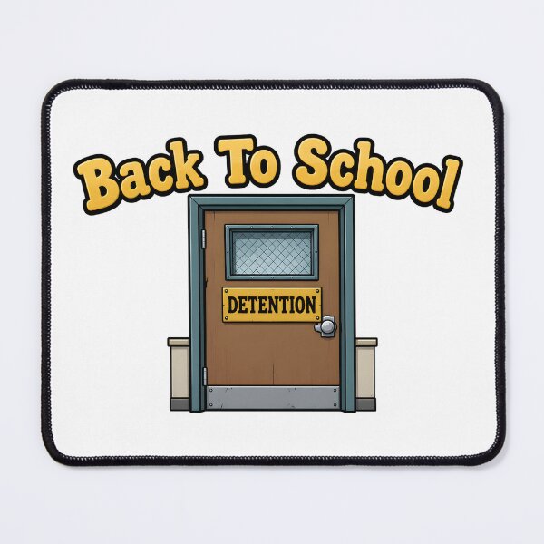 Item preview, Detention Door Back To School Cartoon Humor designed and sold by Artmares.