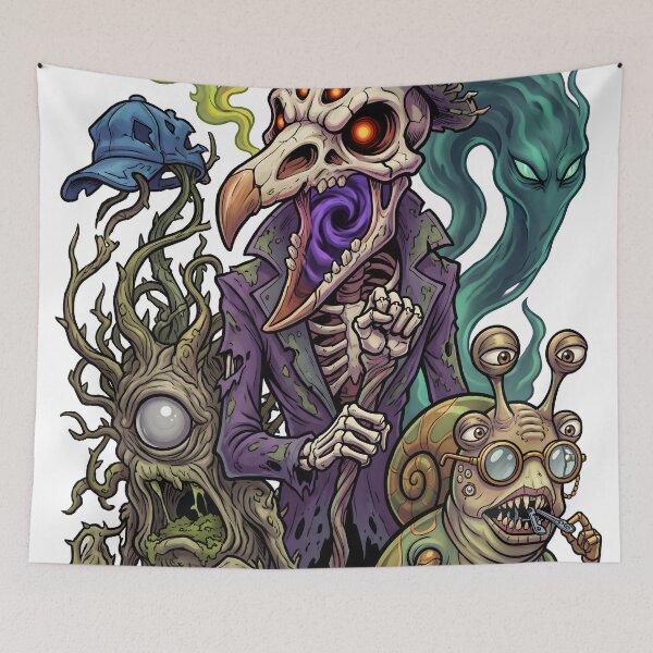 Item preview, Plague Doctor Monster Collective Dark Fantasy Art designed and sold by castillomiami.