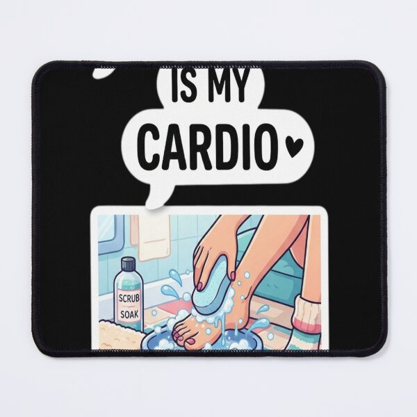Item preview, Scrubbing Feet Is My Cardio designed and sold by Dudzi1.