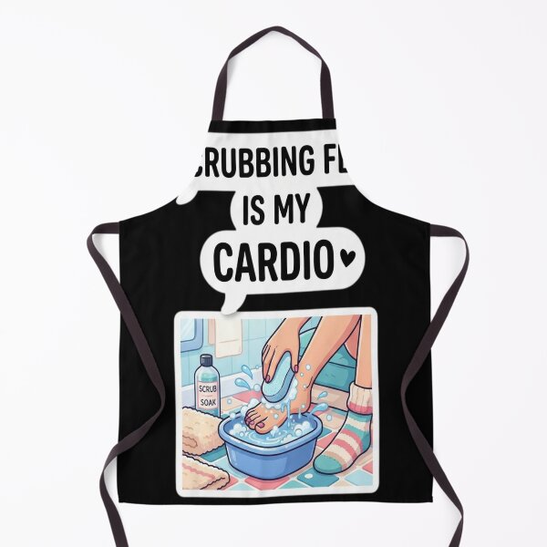 Item preview, Scrubbing Feet Is My Cardio designed and sold by Dudzi1.