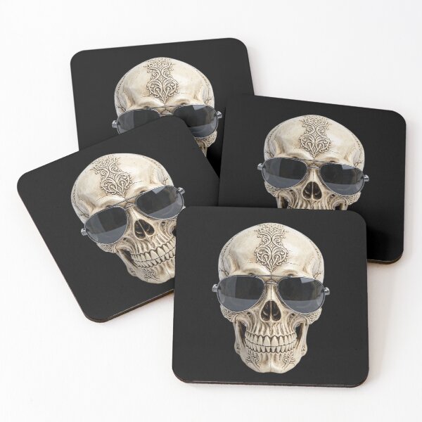 Item preview, Cool Skull with Sunglasses Gothic Skeleton Design designed and sold by SweetLilith.