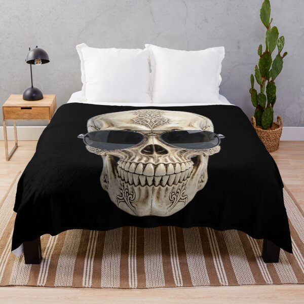 Item preview, Cool Skull with Sunglasses Gothic Skeleton Design designed and sold by SweetLilith.