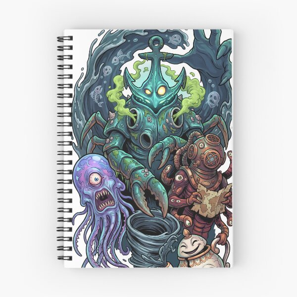 Item preview, Abyssal Sea Monster Collective Dark Fantasy Art designed and sold by castillomiami.