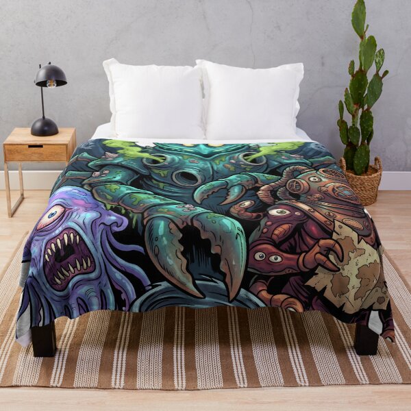 Item preview, Abyssal Sea Monster Collective Dark Fantasy Art designed and sold by castillomiami.