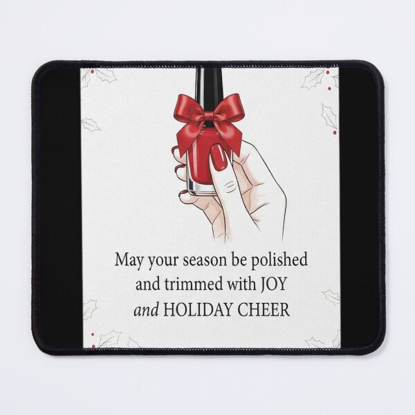 Item preview, Manicurist Trimmed with Joy and Holiday Cheer designed and sold by Dudzi1.