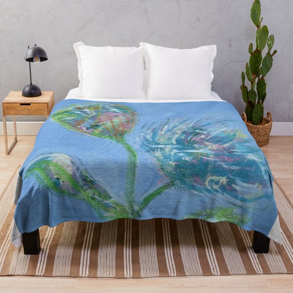 Item preview, Fuzzy Blue Dandelion Dream designed and sold by Artful-Blooms.