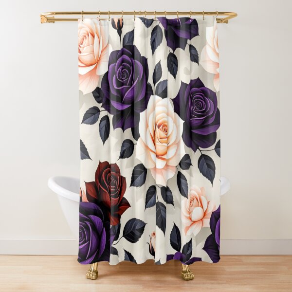 Item preview, Purple and Peach Rose  designed and sold by INKRebelGraphic.