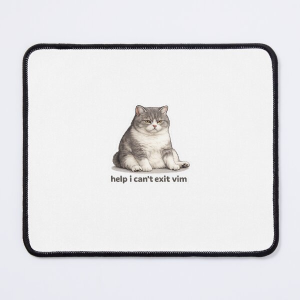 Item preview, Help I Can't Exit Vim Grumpy Cat designed and sold by GitSticker.