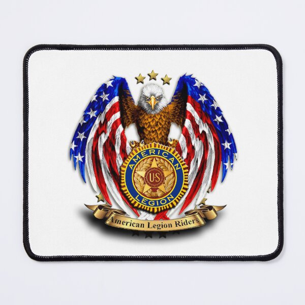 Item preview, American Legion Riders Eagle Emblem with Stars and Stripes designed and sold by Chris Art Printing.