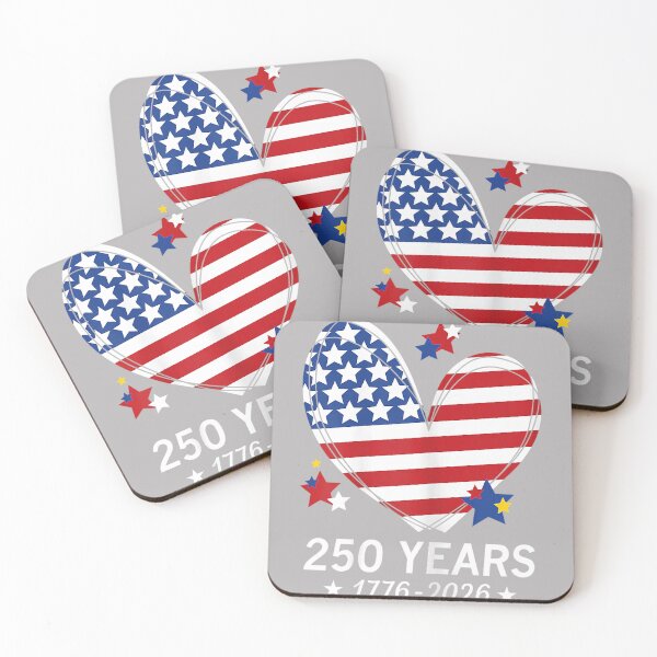 Item preview, 250th Anniversary America Flag Heart 250 Year Women Girls designed and sold by GreggRoss.
