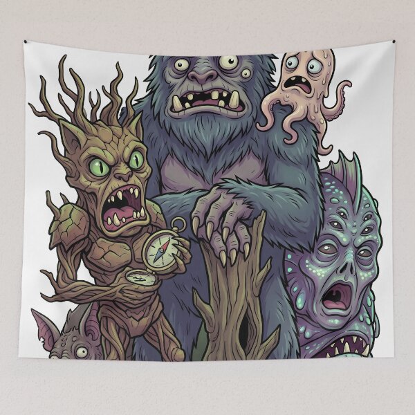 Item preview, Forest Nightmare Monster Collective Dark Fantasy Art designed and sold by castillomiami.