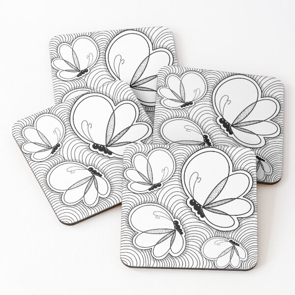 Item preview, Butterfly B n W designed and sold by Turinamu.