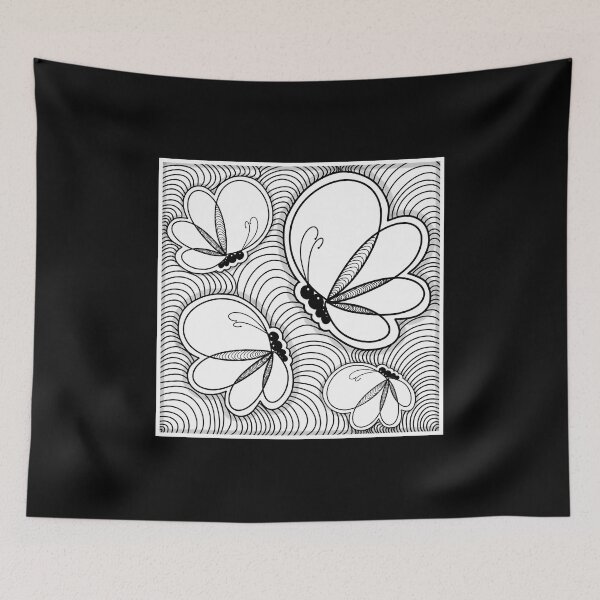 Item preview, Butterfly B n W designed and sold by Turinamu.
