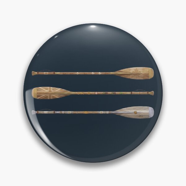 Item preview, Wooden Canoe Paddles Collection Canadian Maple Leaf UK Union Jack Art designed and sold by KiwiRider.