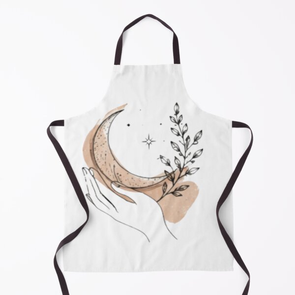 Item preview, Hand Holding Moon & Botanical Sprig designed and sold by MyCalmDraw.