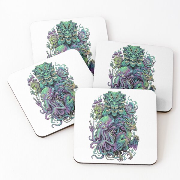 Item preview, Cosmic Nightmare Monster Collective Art designed and sold by castillomiami.