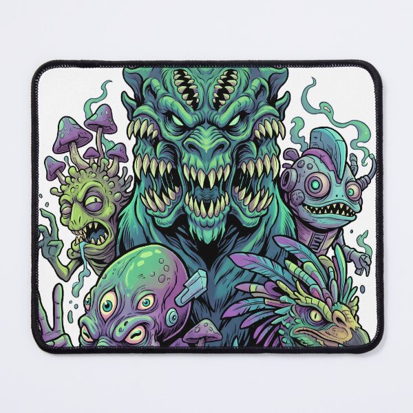 Item preview, Cosmic Nightmare Monster Collective Art designed and sold by castillomiami.