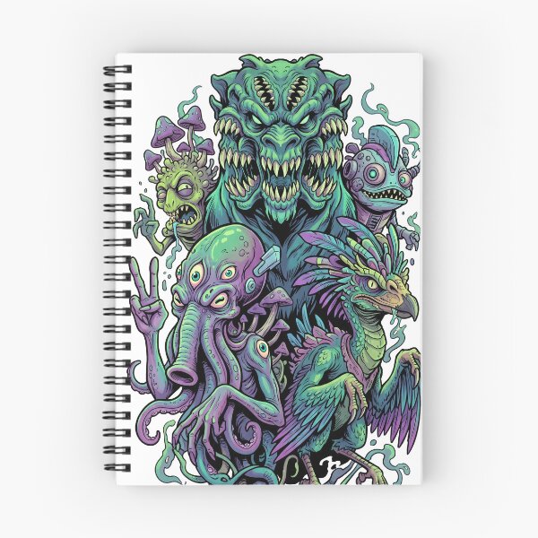 Item preview, Cosmic Nightmare Monster Collective Art designed and sold by castillomiami.