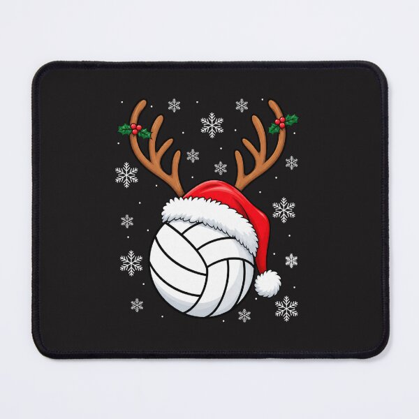 Item preview, Volleyball Christmas Santa Hat Reindeer Cute Holiday Winter Volleyball designed and sold by kiralynstration.